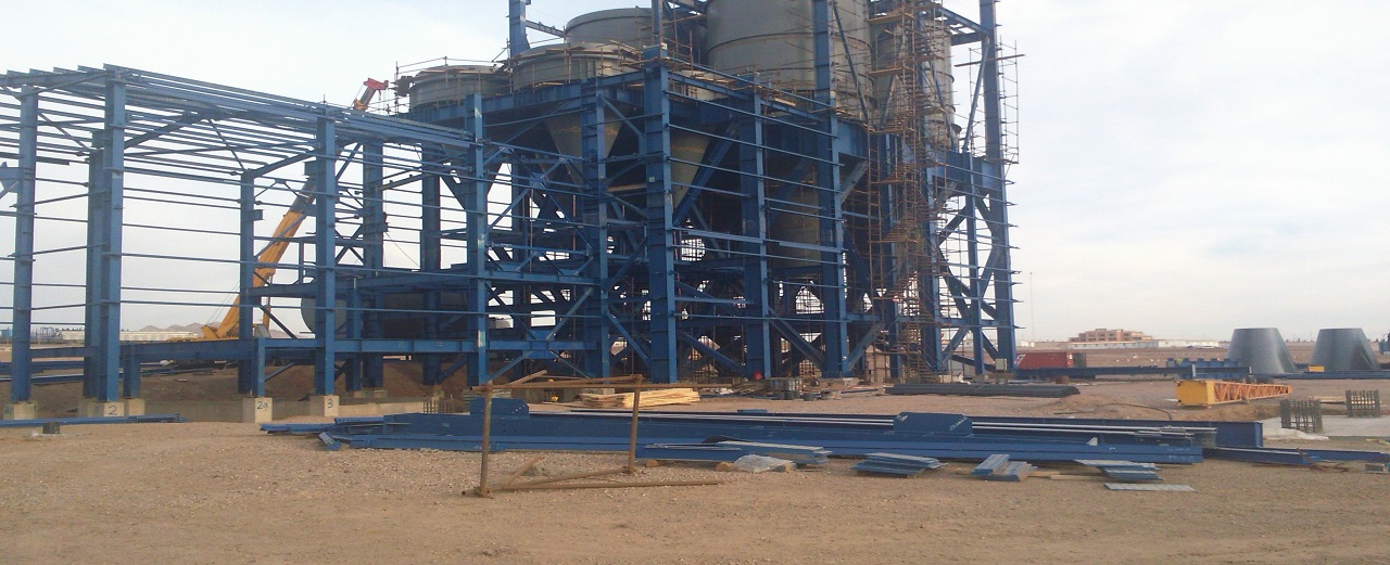 پروژه سازه آسیاب گندله سازی فولاد مبارکه سنگان
